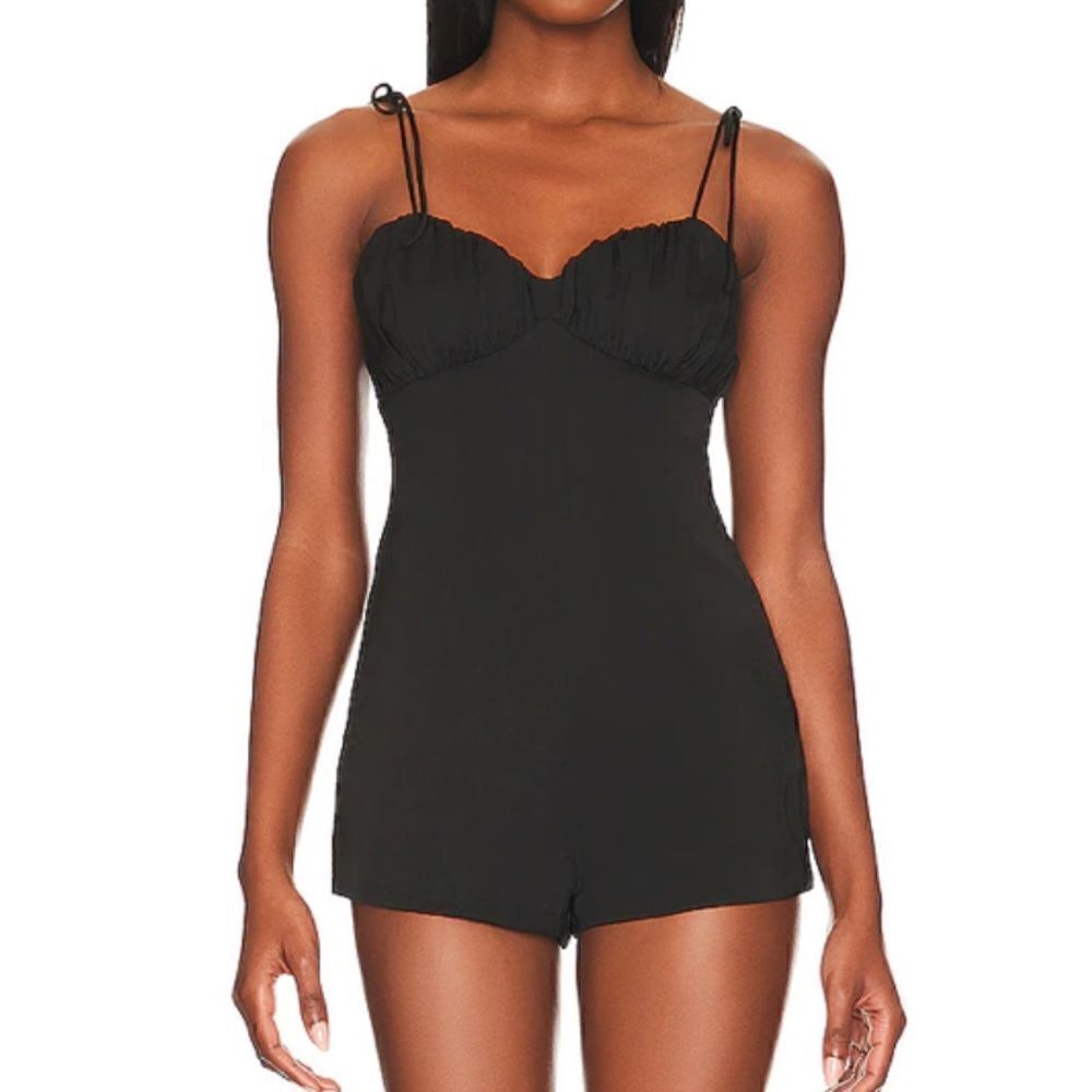 Jacqueline Cami Romper in Black
MORE TO COME NWT